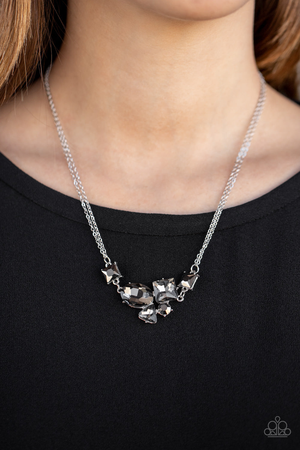 Constellation Collection - Silver - Paparazzi Accessories Necklace $5 Jewelry with Janet Morgan Necklaces