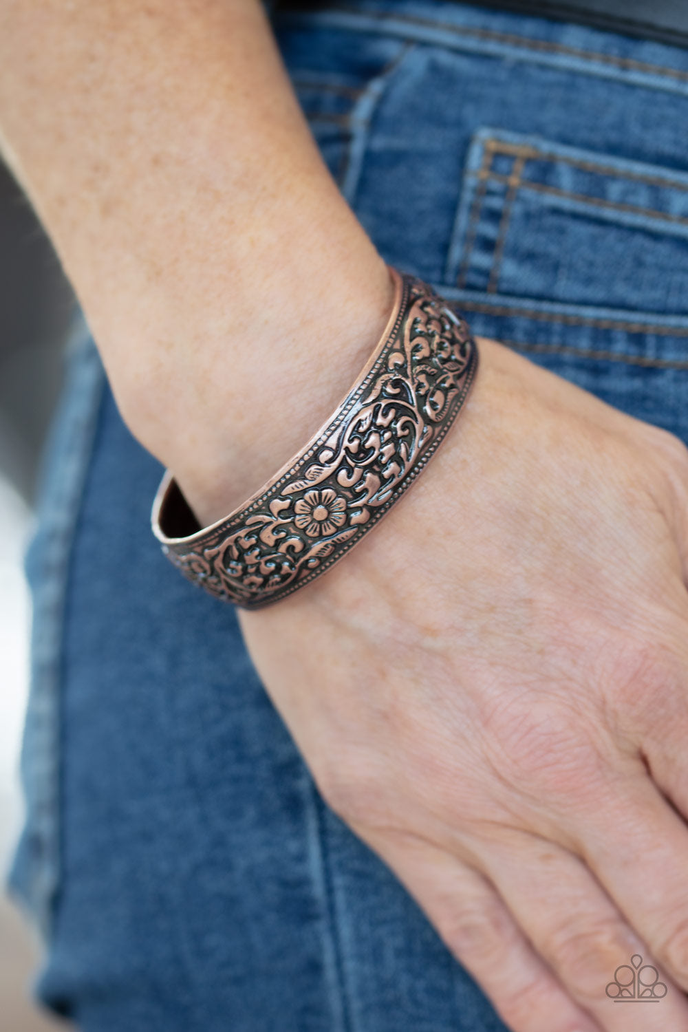 Garden Tropic - Paparazzi Accessories Copper $5 Jewelry with Janet Morgan Bracelets