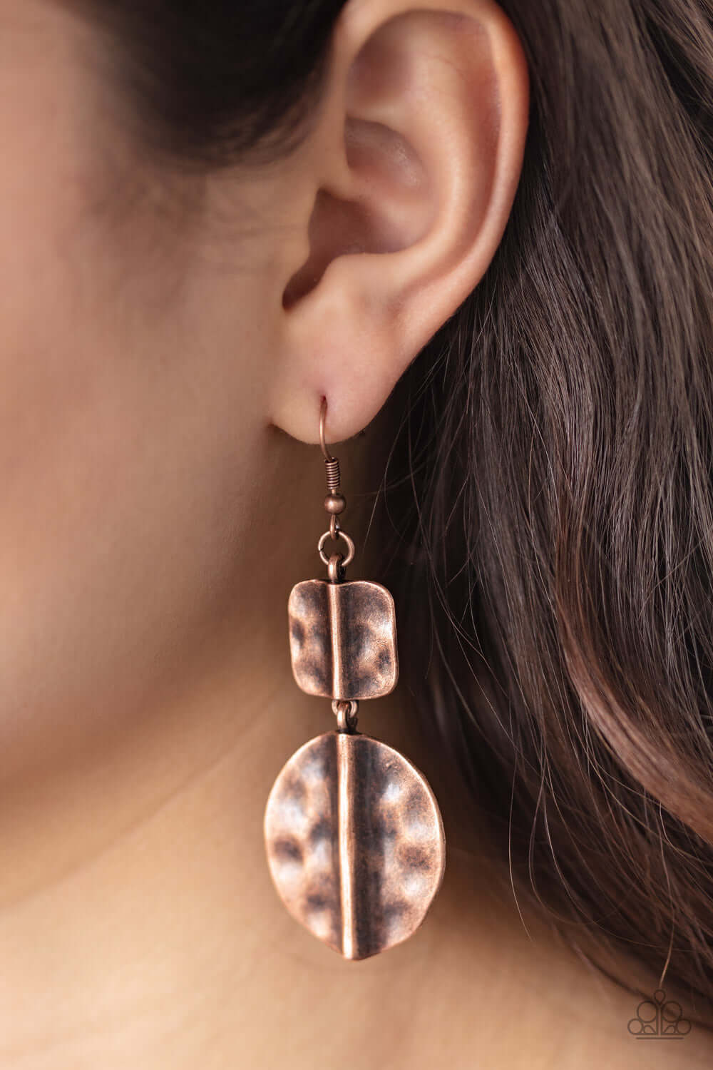 Lure Allure - Copper Paparazzi Accessories Earrings $5 Jewelry with Janet Morgan Earrings