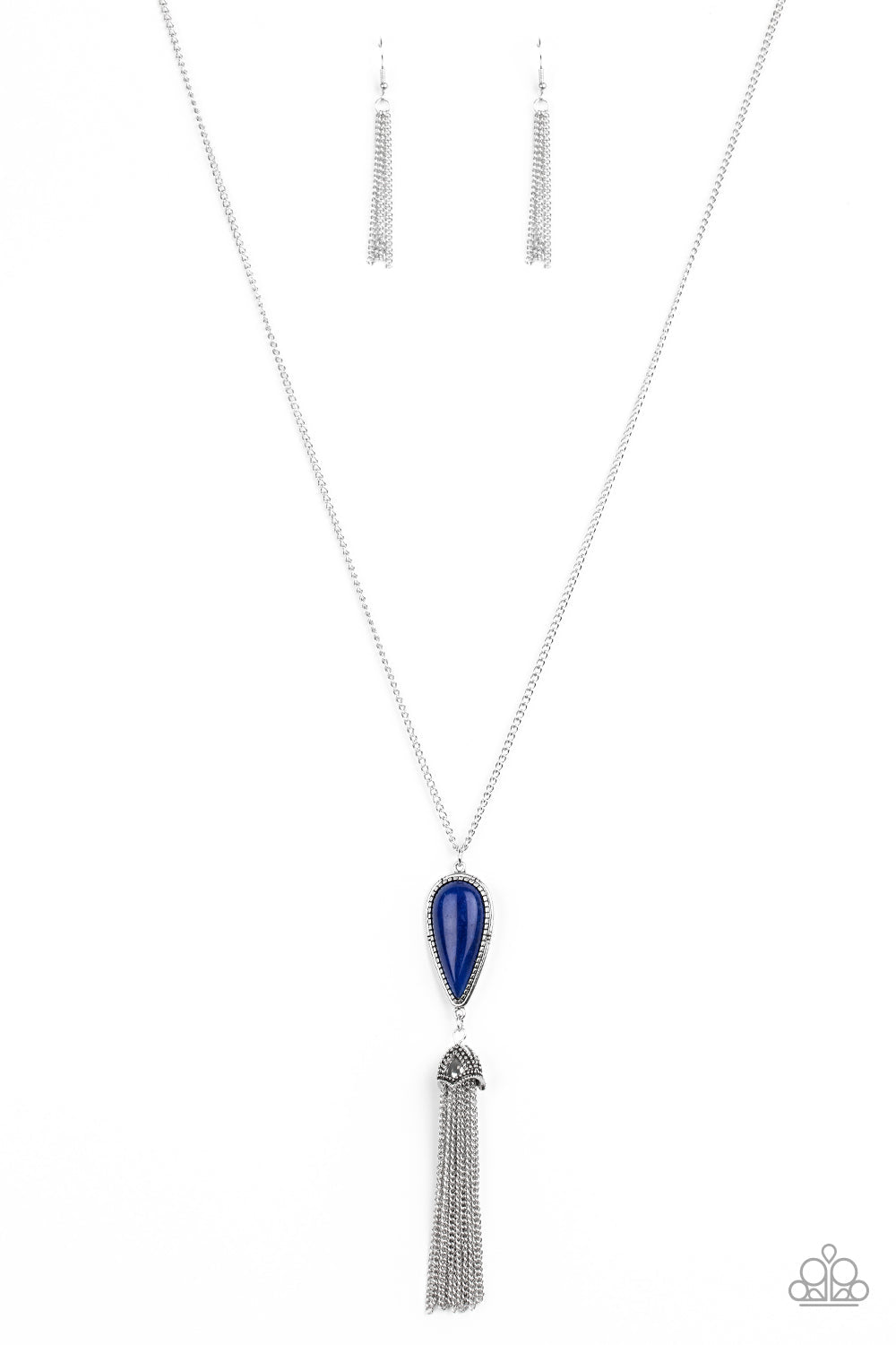 TMST Bling Zen Generation - Blue Paparazzi Accessories Necklace