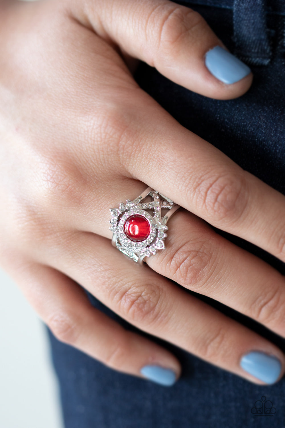 Decadently Dreamy - Red - Paparazzi Accessories Ring $5 Jewelry with Janet Morgan rings