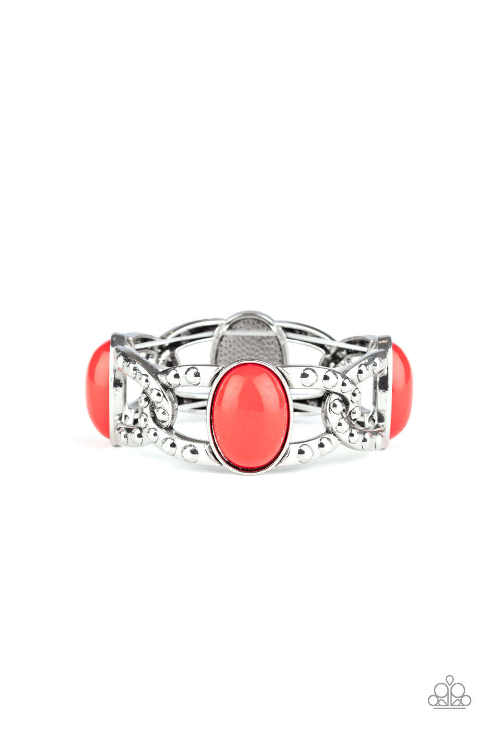 Dreamy Gleam - Paparazzi Accessories Red Bracelet $5 Jewelry with Janet Morgan Bracelets