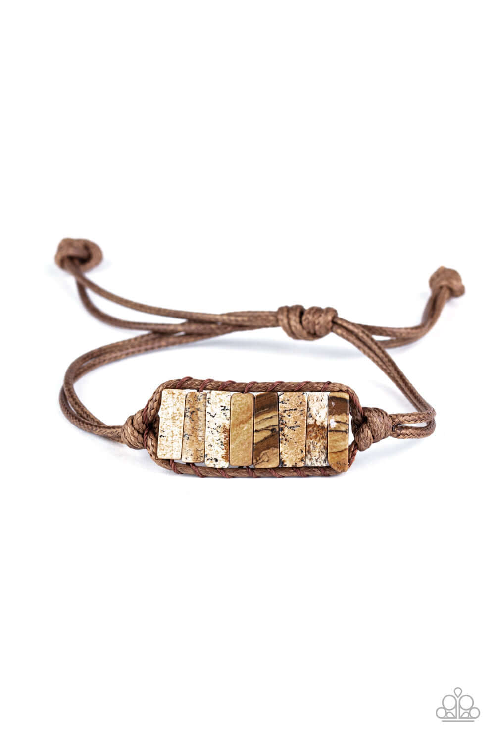 Canyon Warrior - Paparazzi Accessories Brown Bracelet $5 Jewelry with Janet Morgan Bracelets