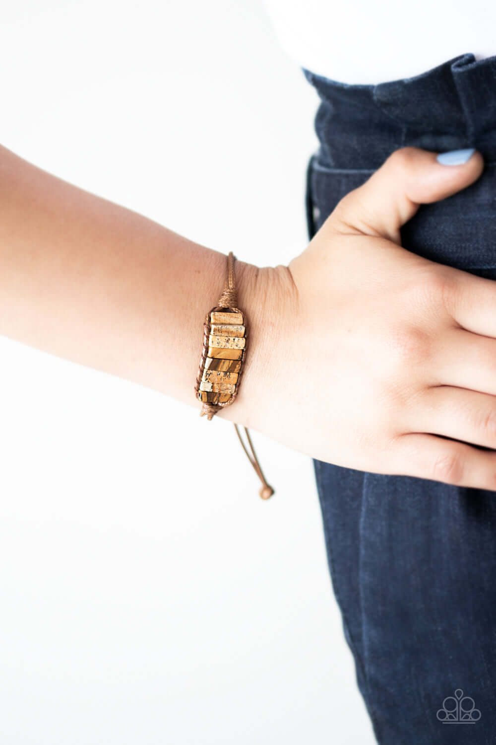 Canyon Warrior - Paparazzi Accessories Brown Bracelet $5 Jewelry with Janet Morgan Bracelets