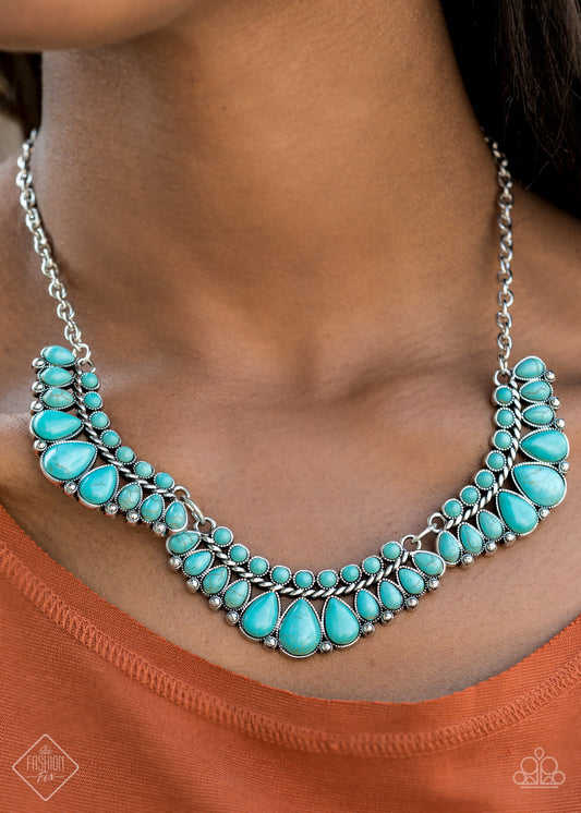 Naturally Native - Blue Paparzzi Accessories Necklace $5 Jewelry with Janet Morgan Necklaces