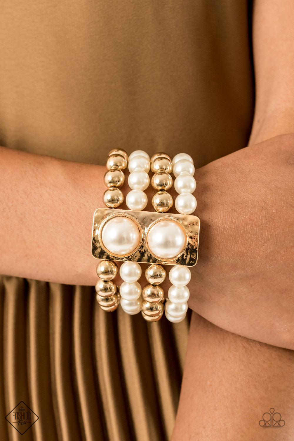 WEALTH-Conscious - Gold Paparazzi Accessories Bracelet $5 Jewelry with Janet Morgan Bracelets