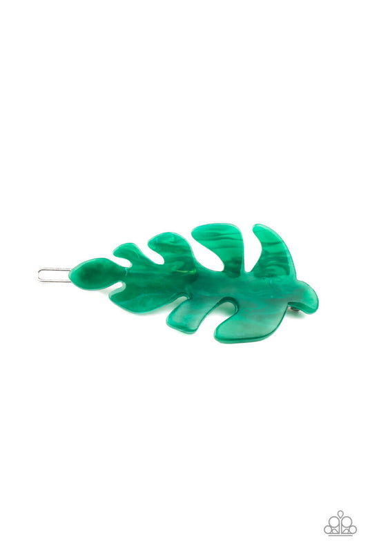 LEAF Your Mark - Green Paparazzi Accessories Hair Accessories $5 Jewelry with Janet Morgan Hair Accessories