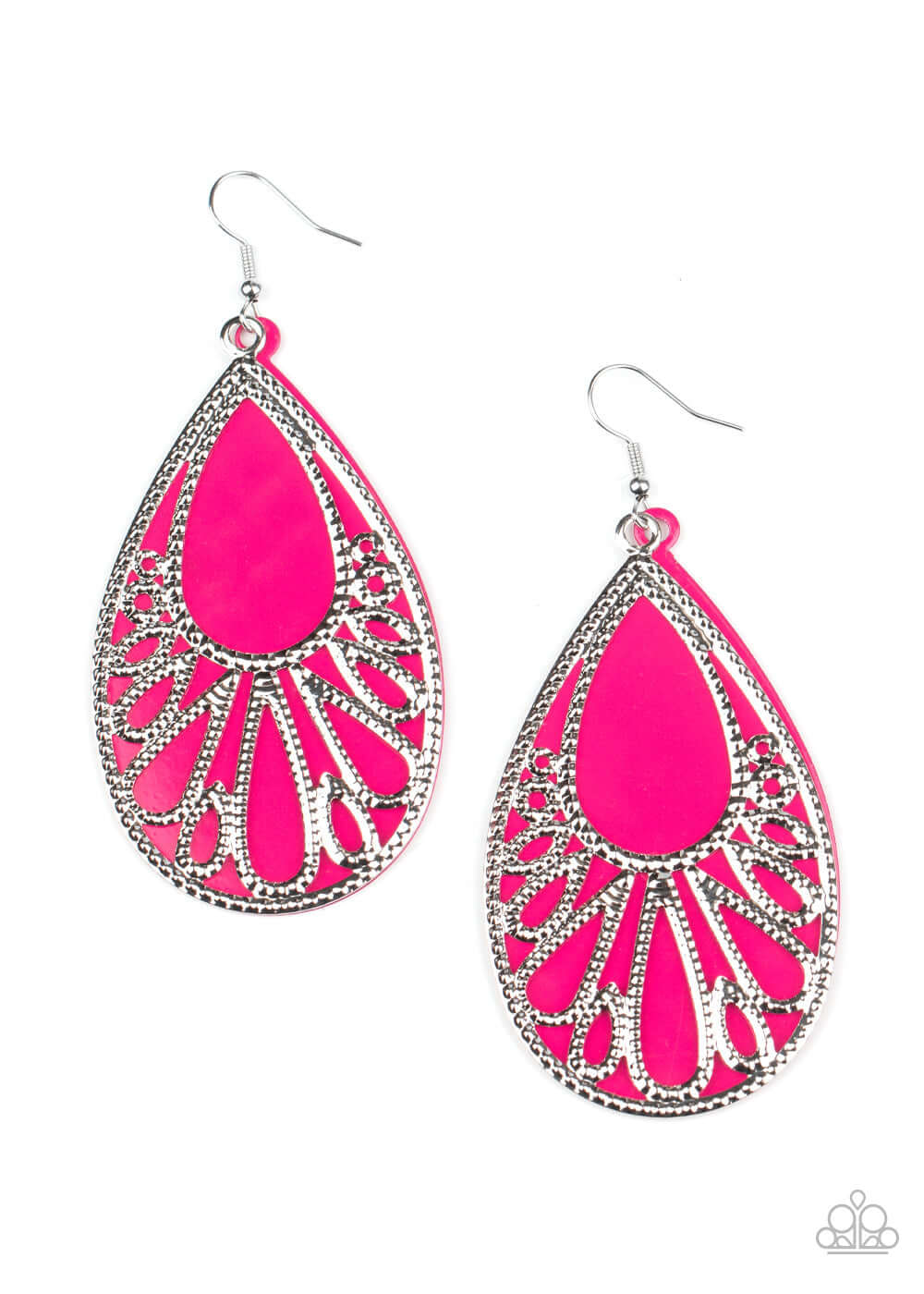 Loud and Proud - Pink Paparazzi Accessories Earrings $5 Jewelry with Janet Morgan Earrings