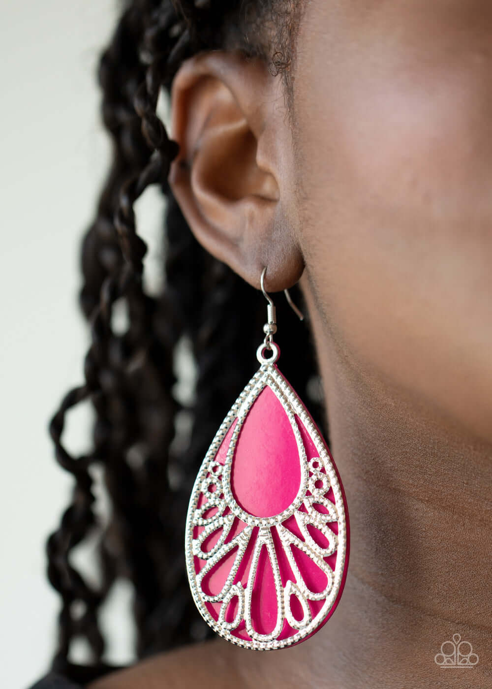 Loud and Proud - Pink Paparazzi Accessories Earrings $5 Jewelry with Janet Morgan Earrings