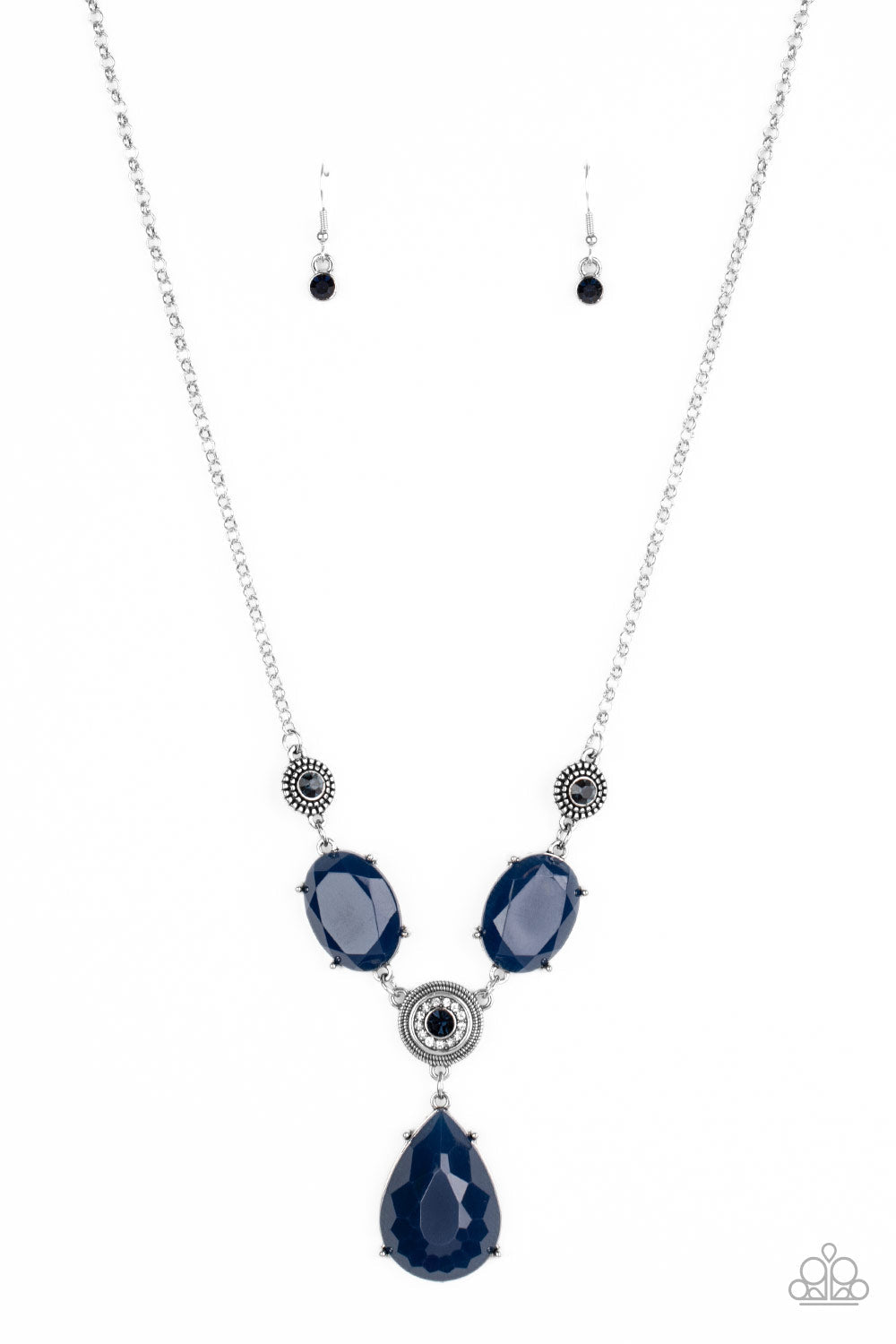 Heirloom Hideaway - Blue Paparazzi Accessories Necklace $5 Jewelry with Janet Morgan Necklaces