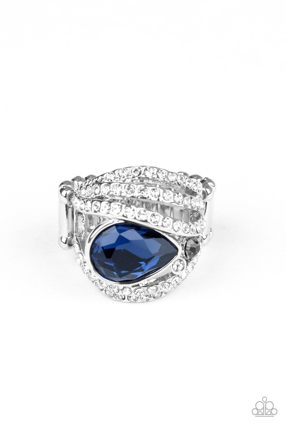 Stepping Up The Glam - Paparazzi Accessories Blue Ring $5 Jewelry with Janet Morgan Jewelry