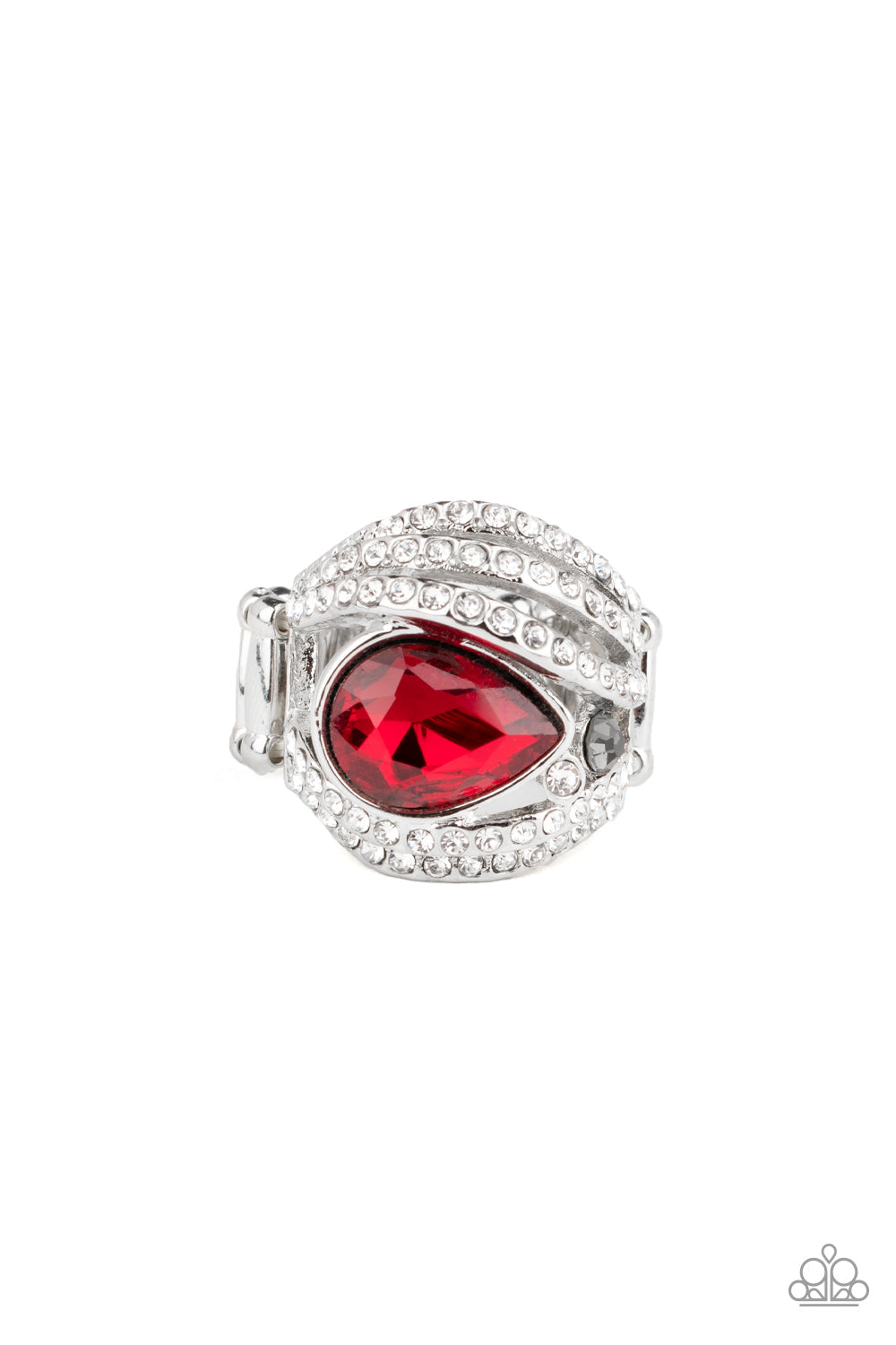 TMST Bling Stepping Up The Glam - Paparazzi Accessories Red Ring