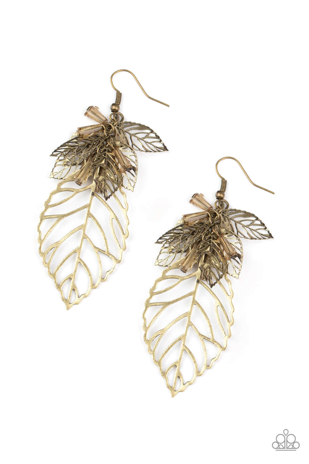 Instant Re-LEAF - Brass Paparazzi Accessories Earrings $5 Jewelry with Janet Morgan Earrings