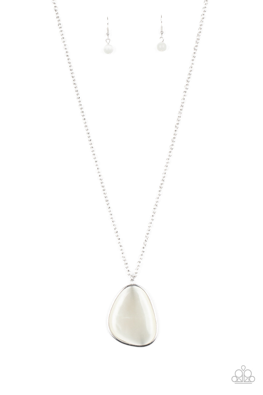 Ethereal Experience - White Paparzzi Accessories $5 Jewelry with Janet Morgan Necklaces