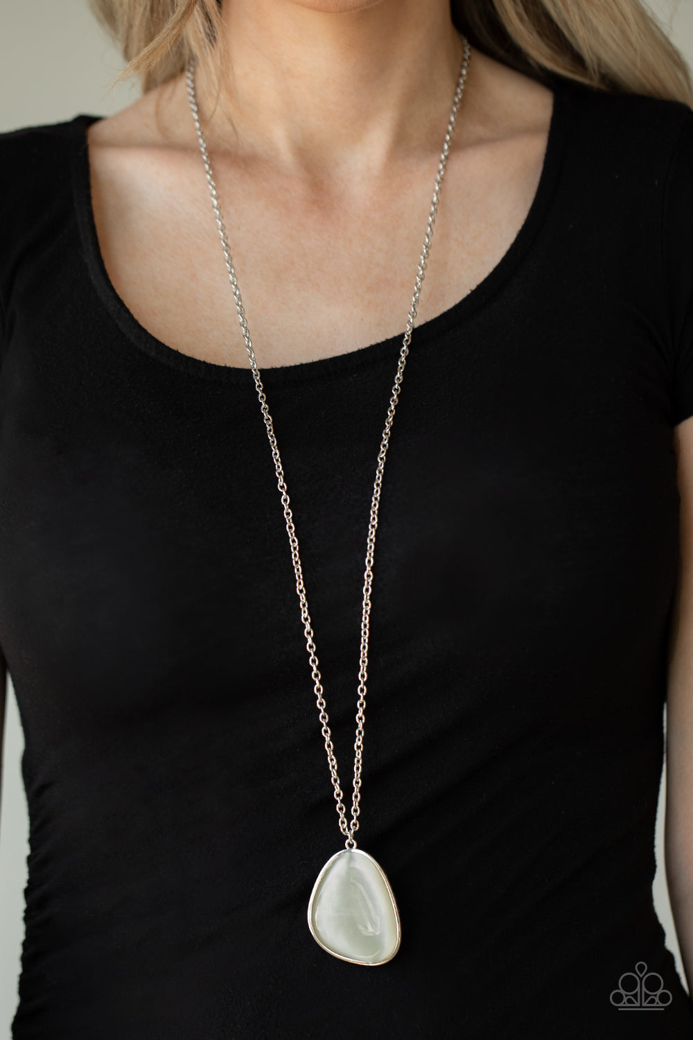 Ethereal Experience - White Paparzzi Accessories $5 Jewelry with Janet Morgan Necklaces