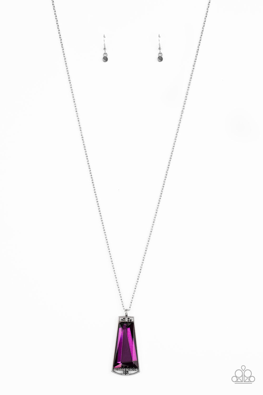 Empire State Elegance - Purple Paparazzi Accessories Necklace $5 Jewelry with Janet Morgan Necklaces