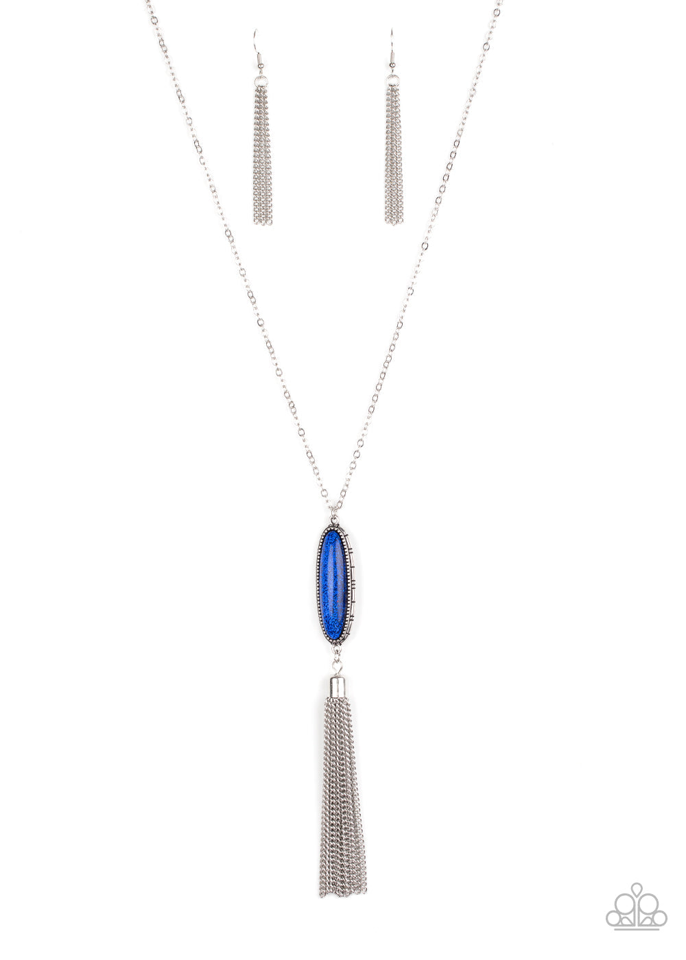 TMST Bling Stay Cool - Blue Paparazzi Accessories Necklace