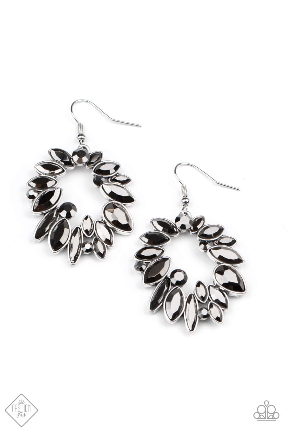 Try as I DYNAMITE - Silver Paparzzi Accessories Earrings $5 Jewelry with Janet Morgan Earrings