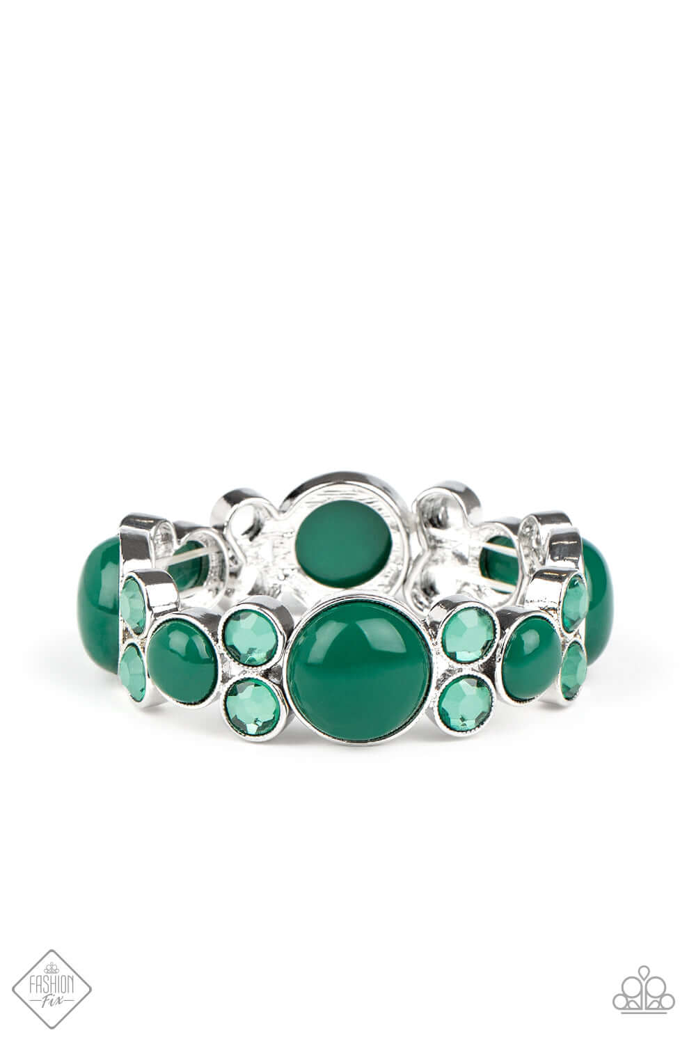 Celestial Escape - Green Paparazzi Accessories Bracelet $5 Jewelry with Janet Morgan Bracelets