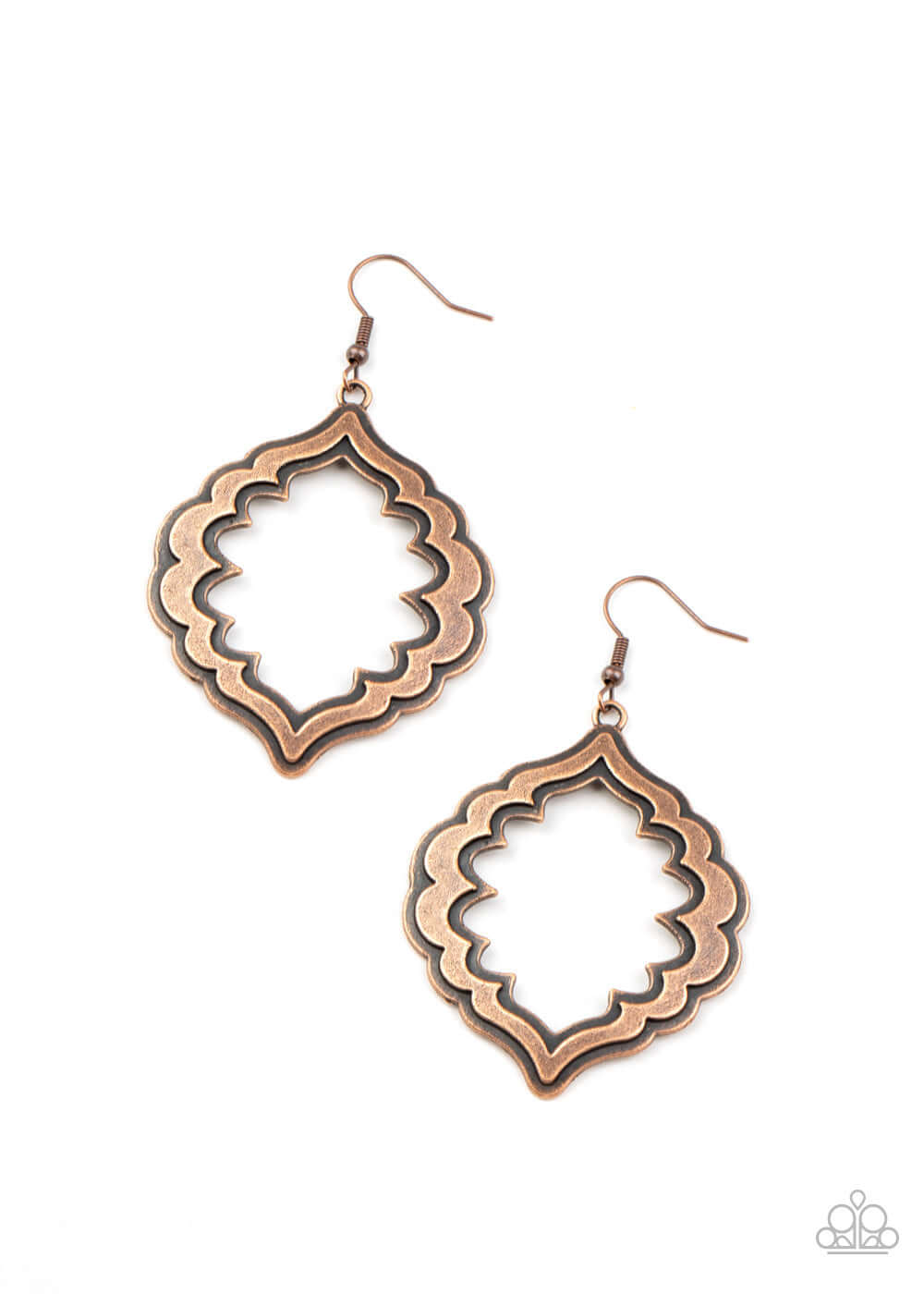 TMST Bling Taj Mahal Majesty - Copper Paparazzi Accessories Earrings