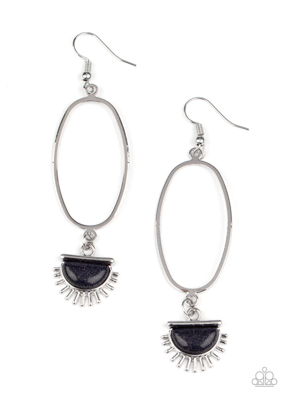 SOL Purpose - Blue Paparazzi Accessories Earrings $5 Jewelry with Janet Morgan Earrings