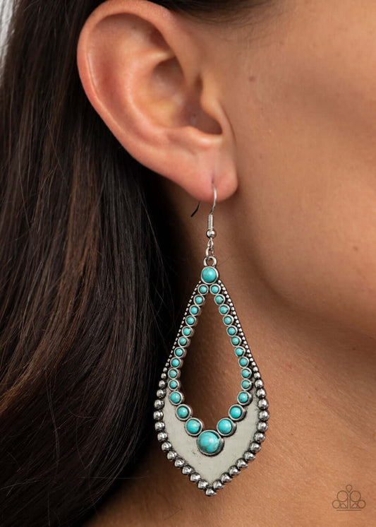 Essential Minerals - Blue Paparzzi Accessories Earrings $5 Jewelry with Janet Morgan Earrings