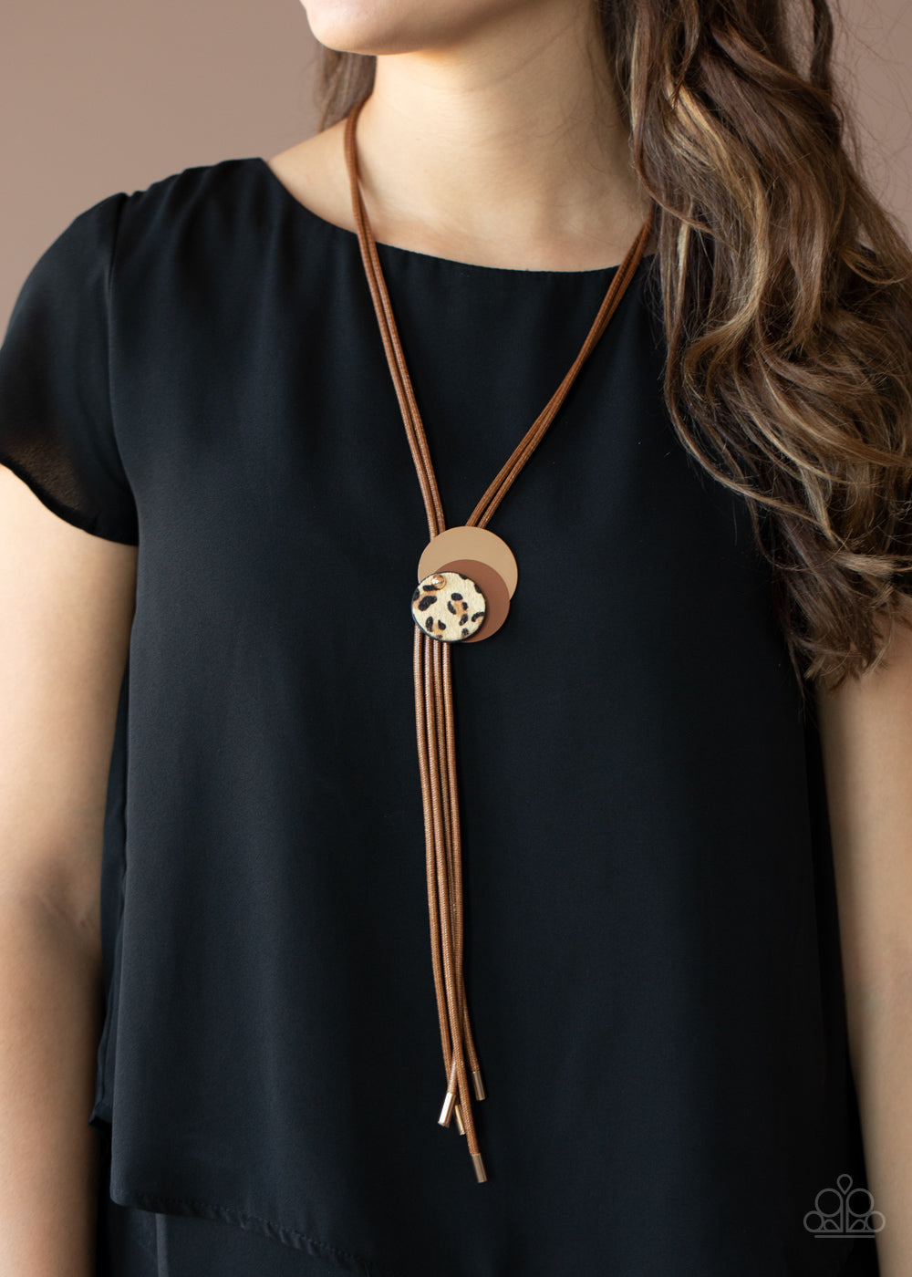 Im FELINE Good - Brown Paparazzi Accessories Necklace $5 Jewelry with Janet Morgan Necklaces