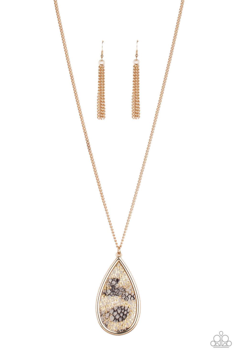 Artificial Animal - Gold - Paparazzi Accessories Necklace $5 Jewelry with Janet Morgan Necklaces