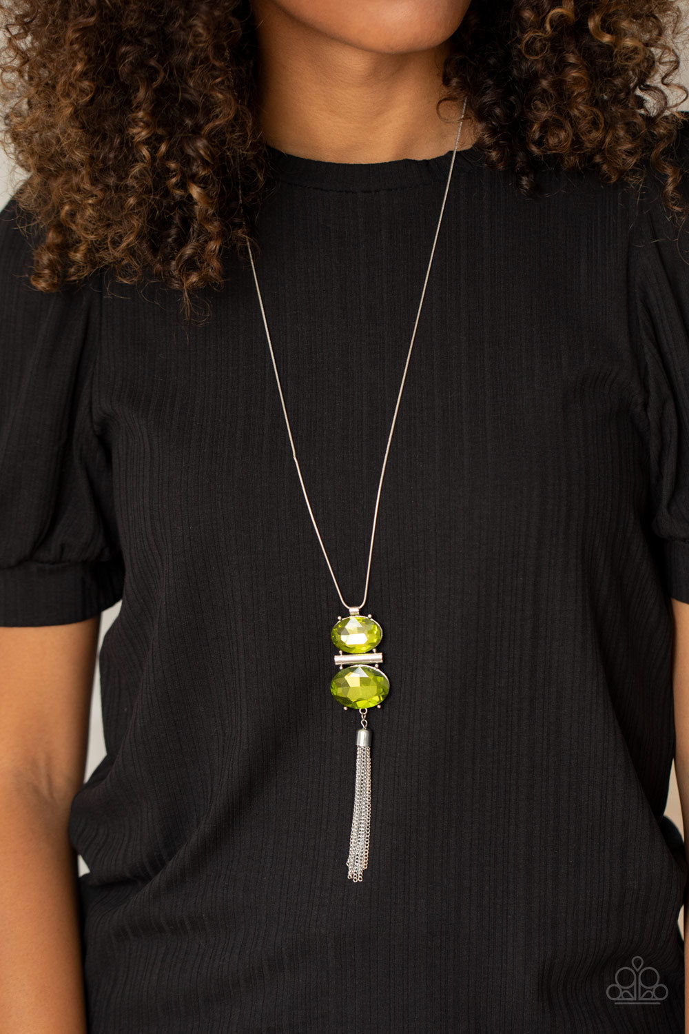 Runway Rival - Green Paparazzi Accessories Necklace $5 Jewelry with Janet Morgan Necklaces