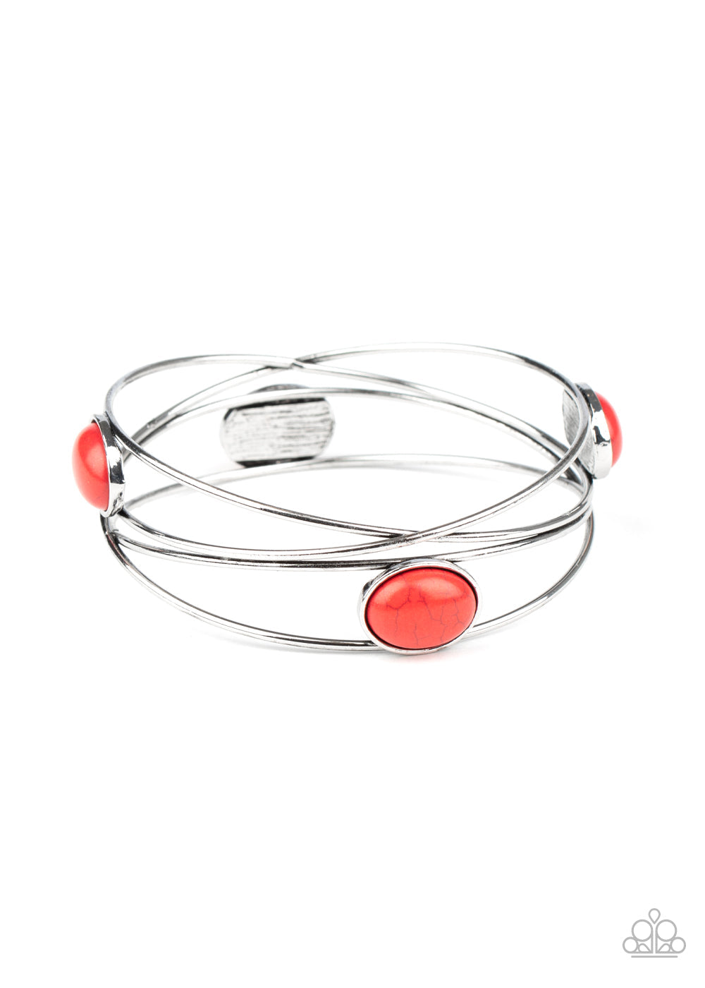 Desert Lagoon - Red - Paparazzi Accessories Bracelet $5 Jewelry with Janet Morgan Bracelets