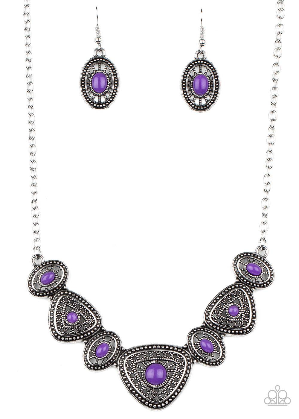 Totally TERRA-torial - Paparazzi Accessories Purple Necklace $5 Jewelry with Janet Morgan Necklace