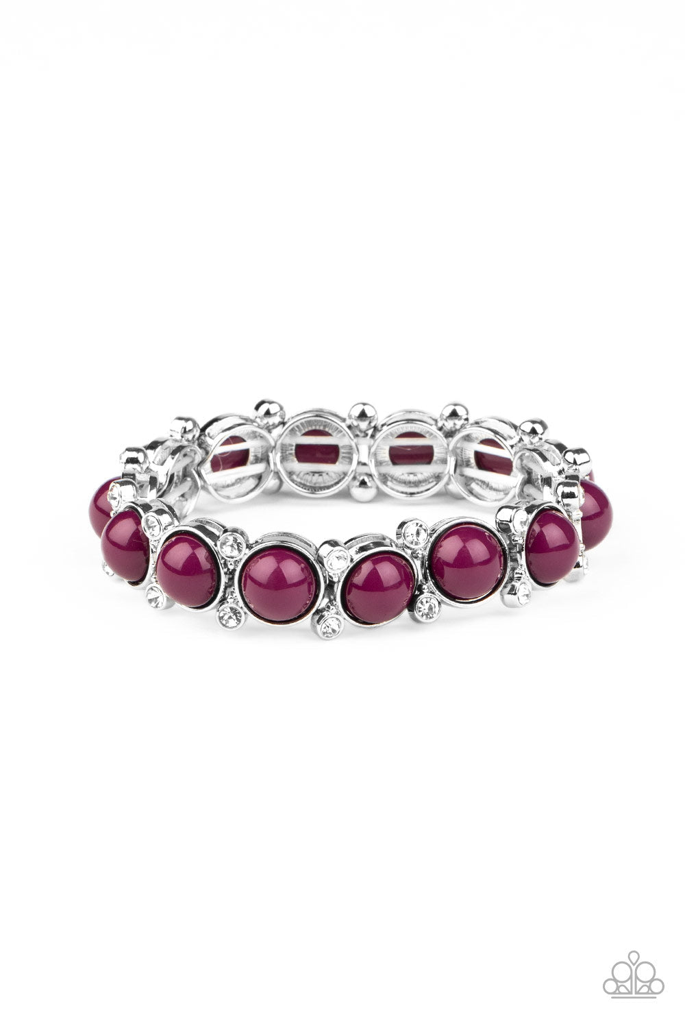 Flamboyantly Fruity - Purple Paparazzi Accessories Bracelet $5 Jewelry with Janet Morgan Bracelets