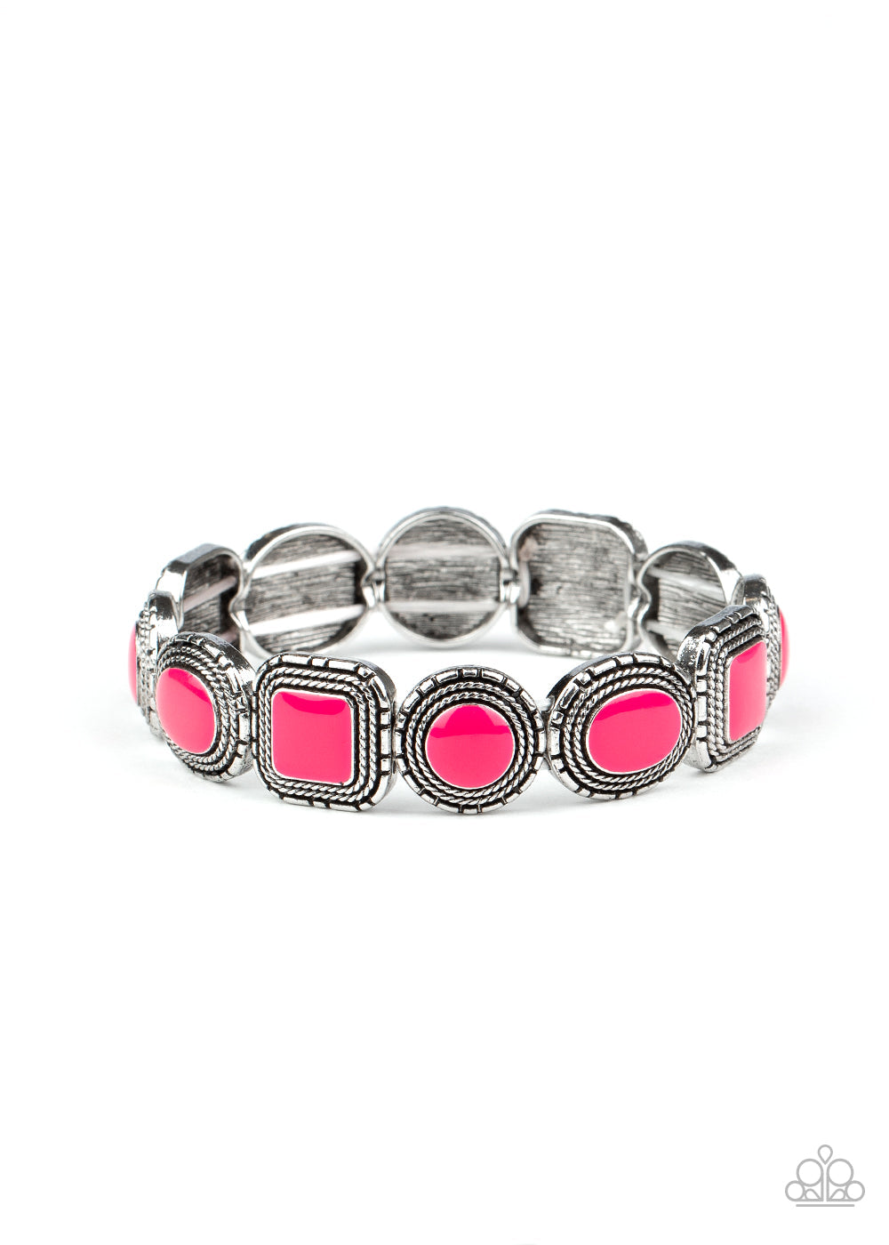 TMST Bling Vividly Vintage - Pink Paparazzi Accessories Bracelet