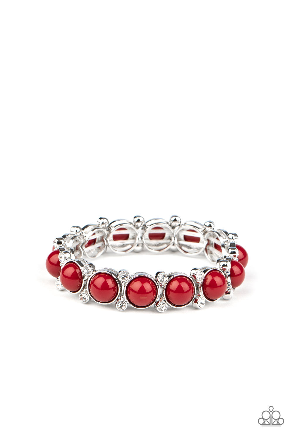 Flamboyantly Fruity - Red Paparazzi Accessories Bracelet $5 Jewelry with Janet Morgan Bracelets