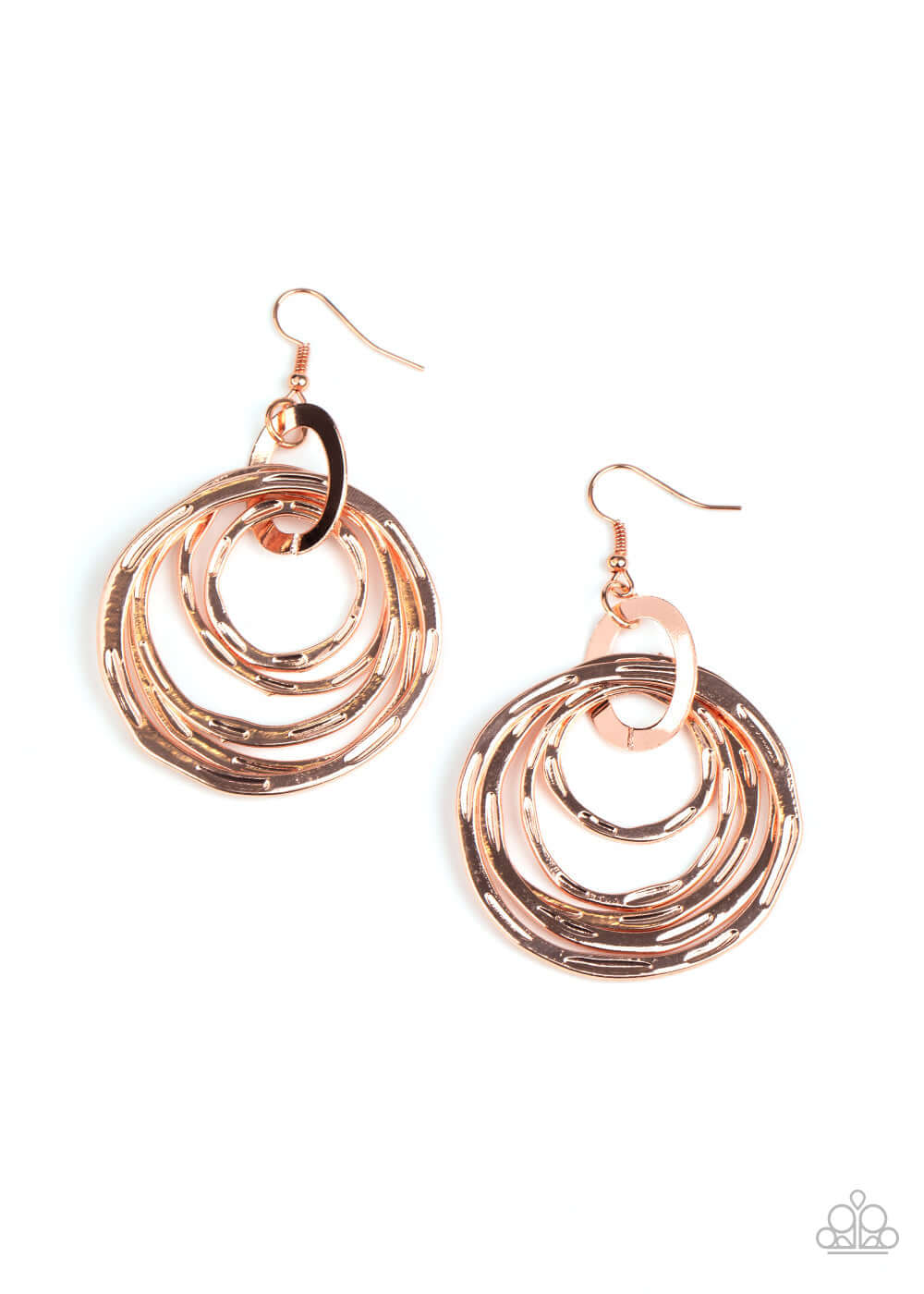 Ringing Radiance - Copper $5 Jewelry with Janet Morgan Earrings