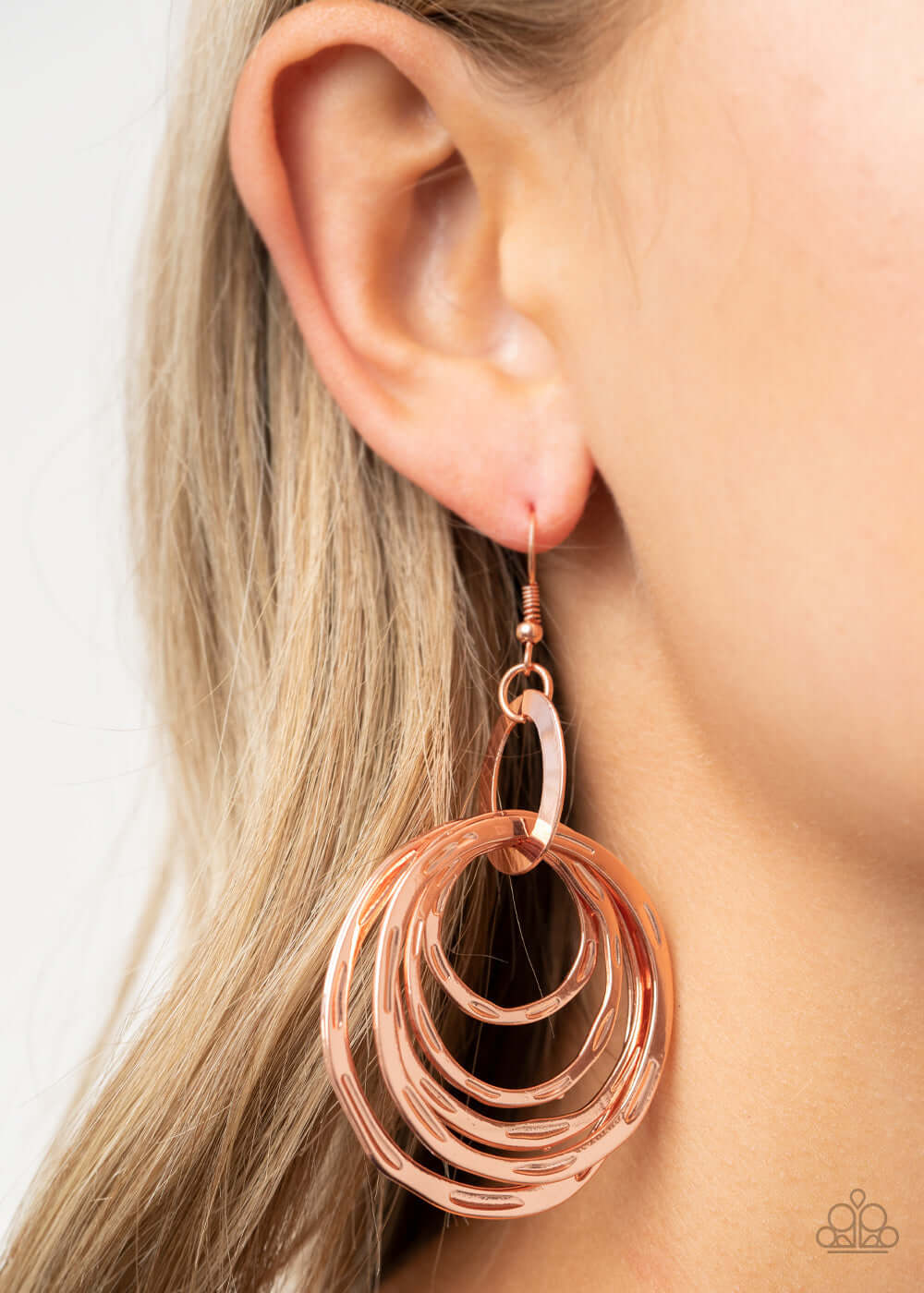 Ringing Radiance - Copper $5 Jewelry with Janet Morgan Earrings