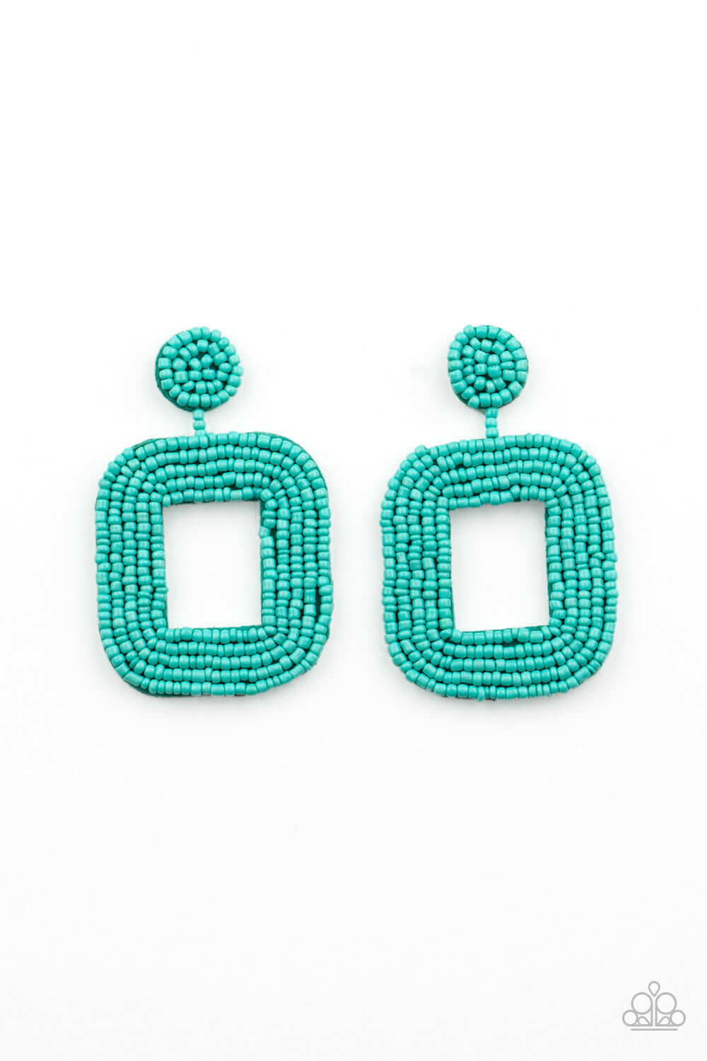 Beaded Bella - Blue Paparazzi Accessories Earrings $5 Jewelry with Janet Morgan Earrings