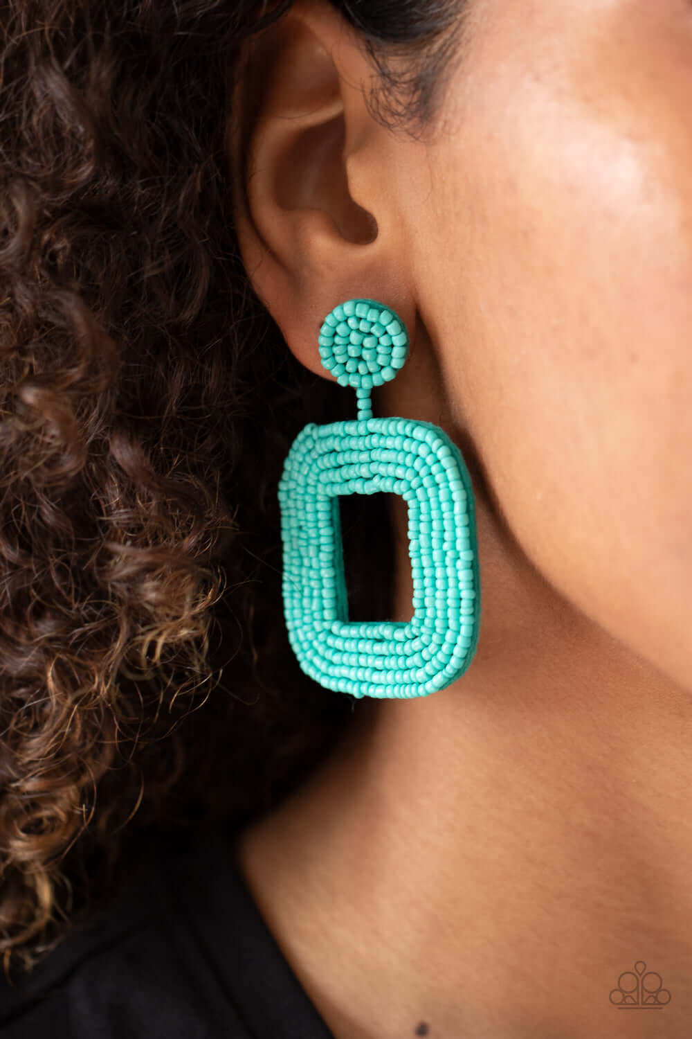 Beaded Bella - Blue Paparazzi Accessories Earrings $5 Jewelry with Janet Morgan Earrings