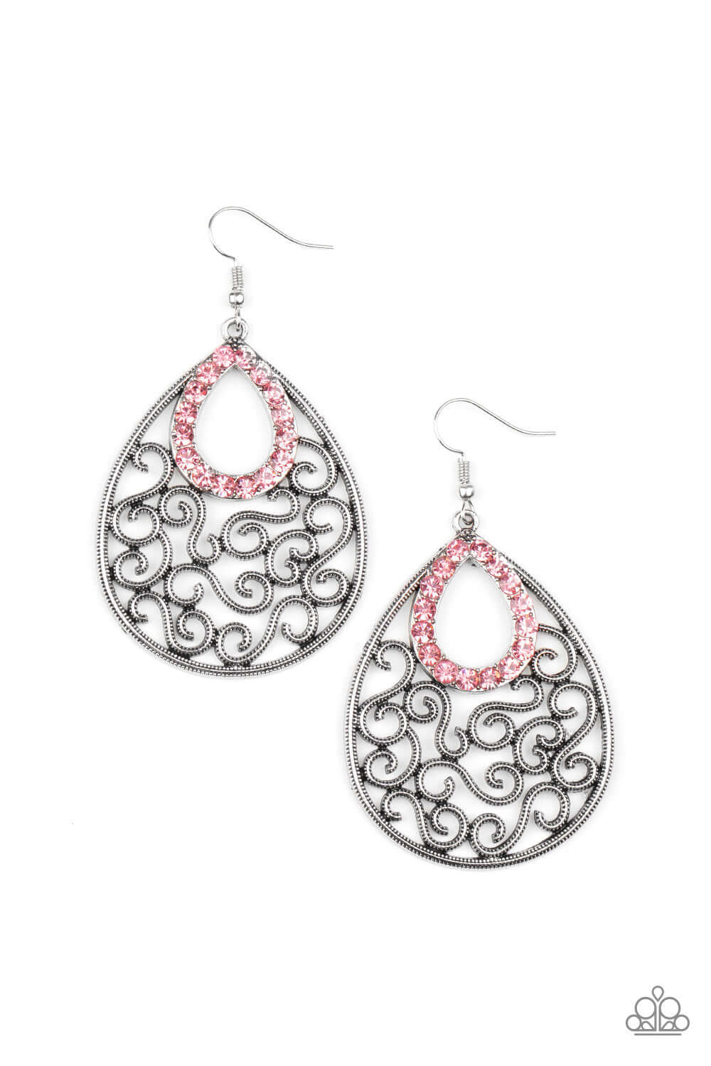 Seize The Stage - Pink Paparazzi Accessories Earrings $5 Jewelry with Janet Morgan Earrings