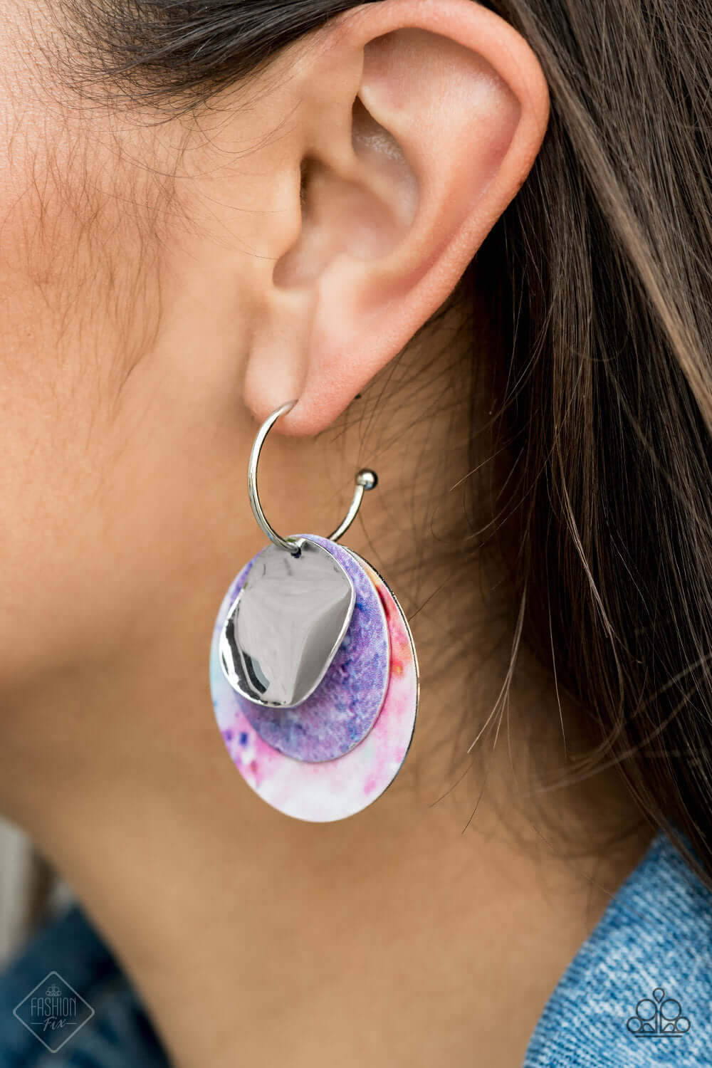 Ride or TIE DYE - Multi Paparazzi Accessories Earrings $5 Jewelry with Janet Morgan Earrings