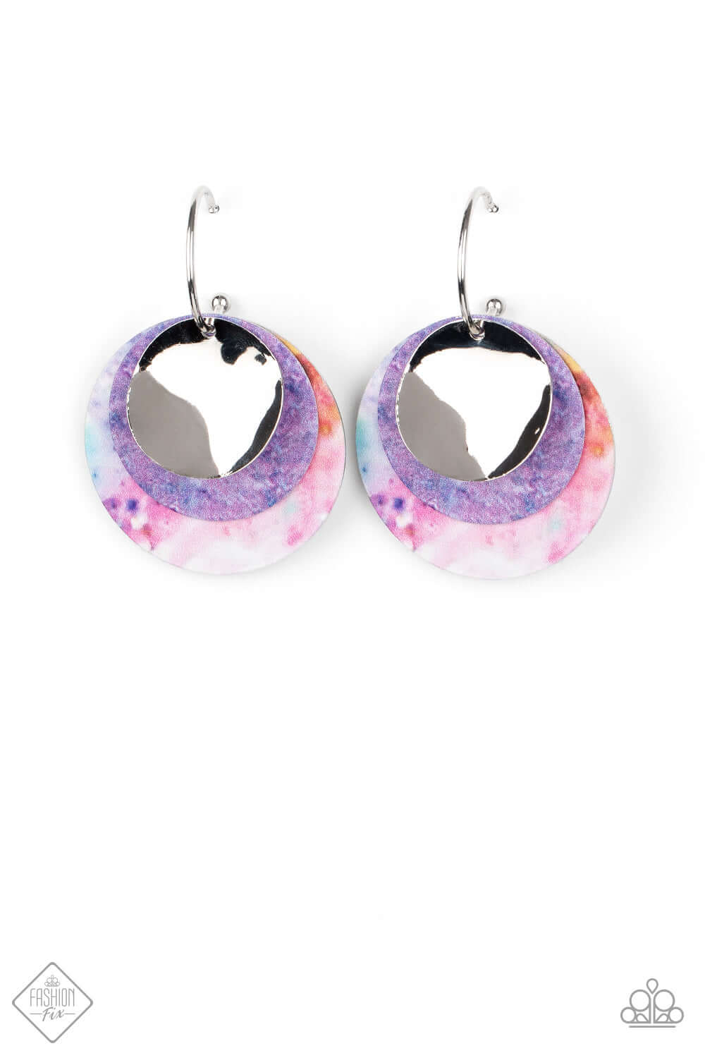 Ride or TIE DYE - Multi Paparazzi Accessories Earrings $5 Jewelry with Janet Morgan Earrings