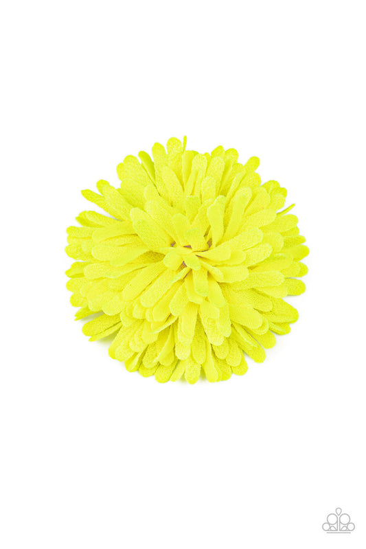 Neon Garden - Yellow $5 Jewelry with Janet Morgan Hair Accessories