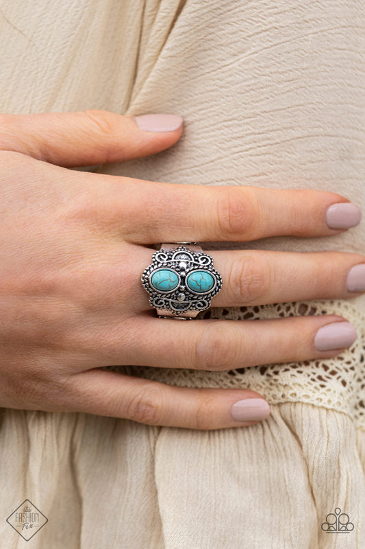 Eco Essence - Paparazzi Accessories Blue Ring $5 Jewelry with Janet Morgan Jewelry