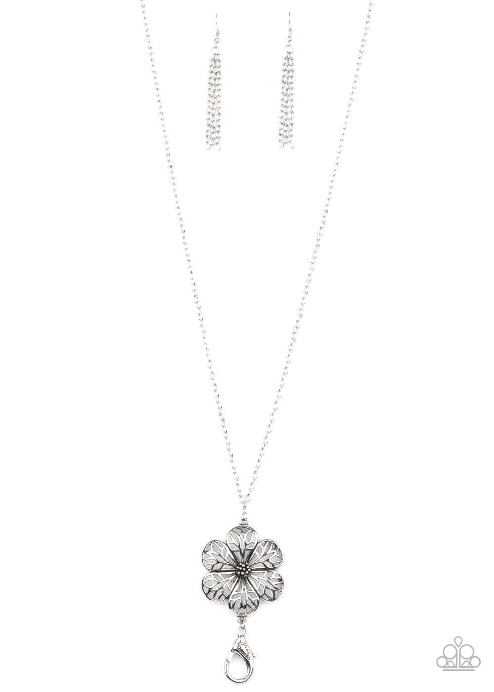 Ready, Set, GROW! - Silver Paparzzi Accessories Necklace $5 Jewelry with Janet Morgan Necklaces