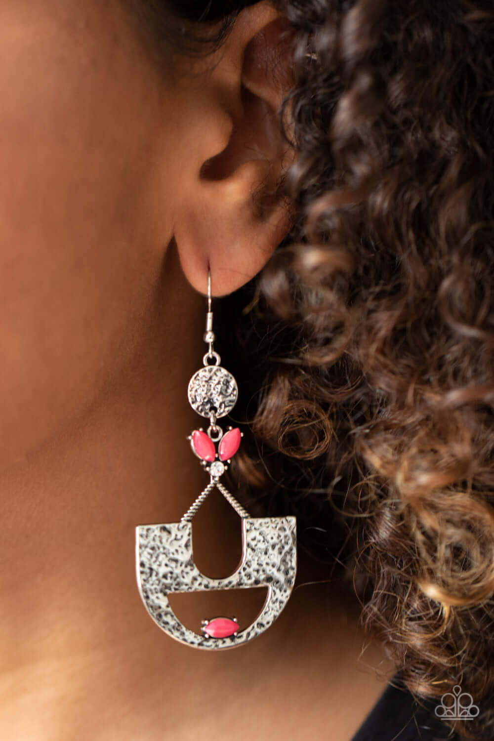 Modern Day Mecca - Pink Paparazzi Accessories Earrings $5 Jewelry with Janet Morgan Earrings