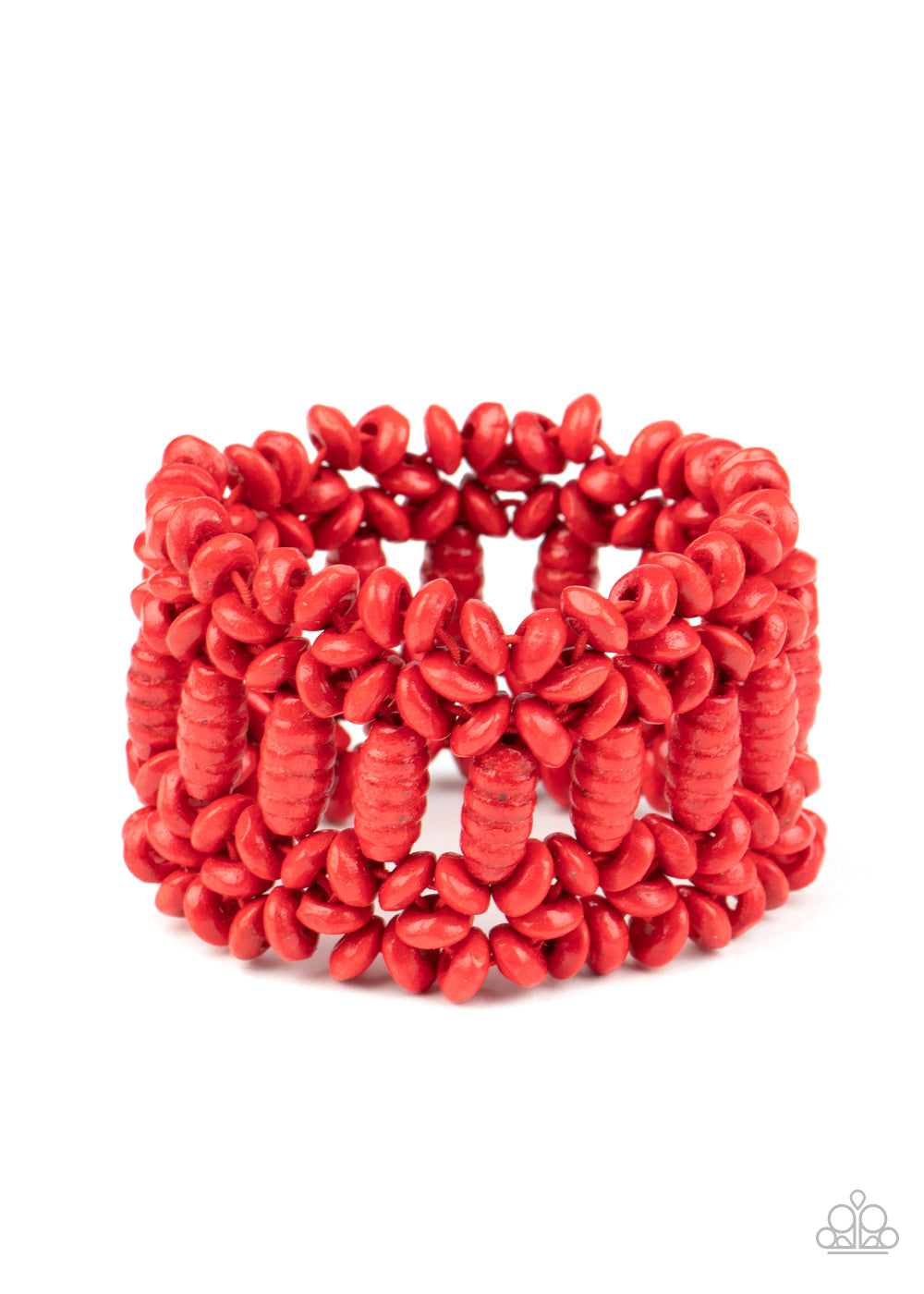 Fiji Flavor - Paparazzi Accessories Red Bracelet $5 Jewelry with Janet Morgan Bracelets