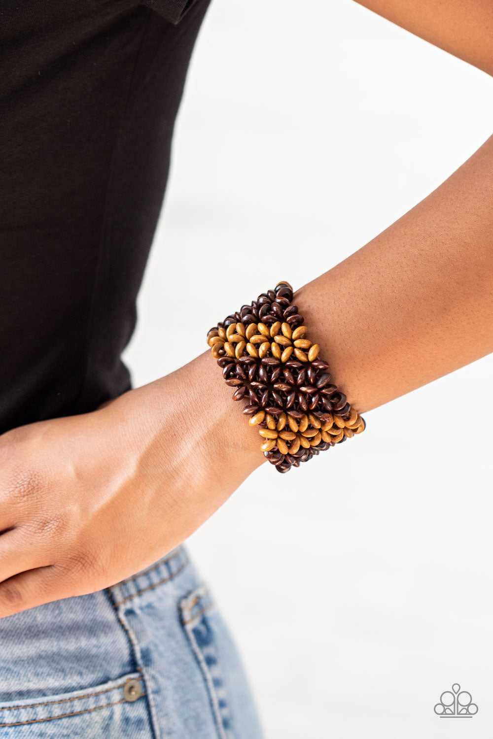 Island Expression - Brown Paparazzi Accessories Bracelet $5 Jewelry with Janet Morgan Bracelets