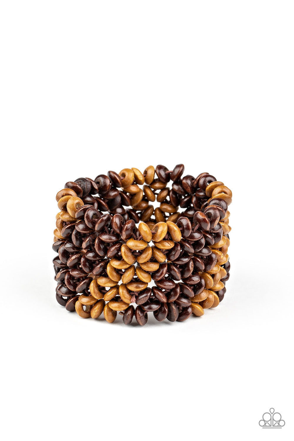 Island Expression - Brown Paparazzi Accessories Bracelet $5 Jewelry with Janet Morgan Bracelets