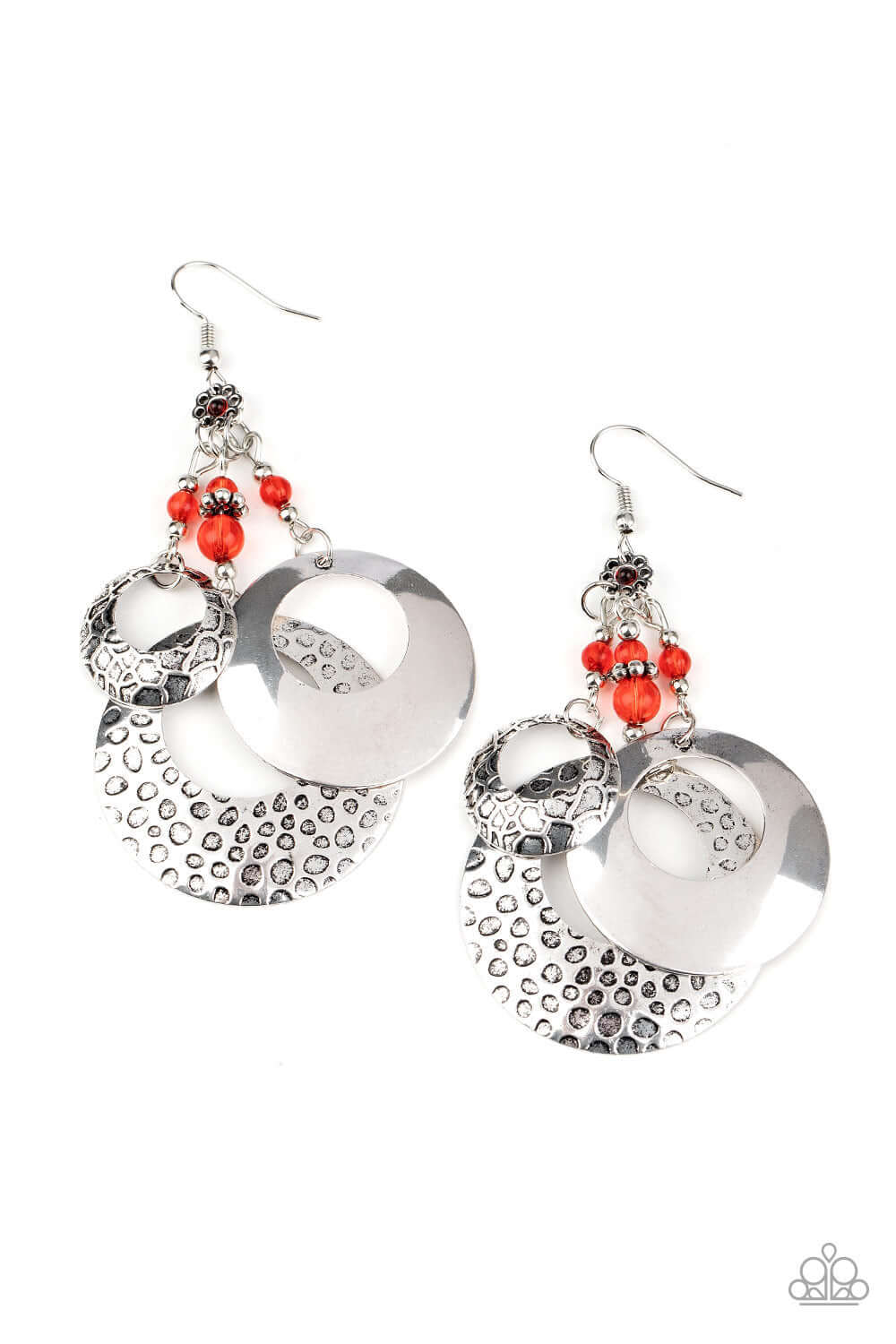 Wanderlust Garden - Red Paparazzi Accessories Earrings $5 Jewelry with Janet Morgan Earrings