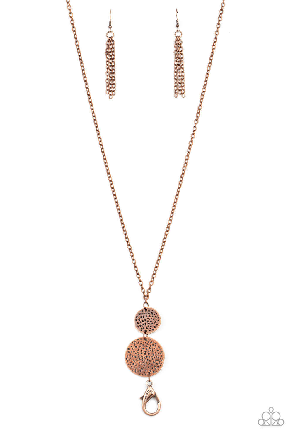 Shoulder To Shoulder - Copper Paparazzi Accessories Necklace $5 Jewelry with Janet Morgan Necklace